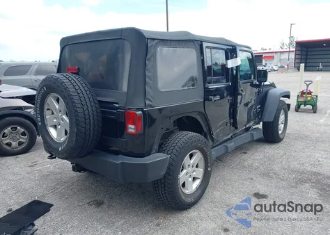 2018 Jeep Wrangler Jk Unlimited Sport S 4X4 from USA, damaged, VIN 1C4BJWDG4JL861228